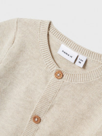 NAME IT Strik Cardigan Jolle Peyote Melange